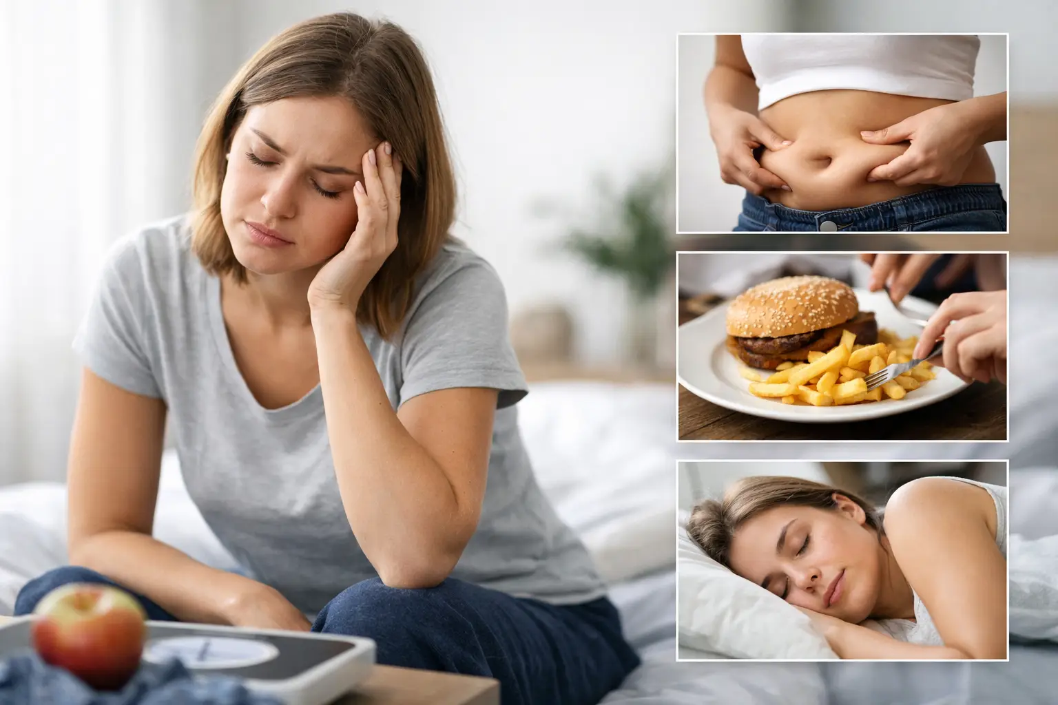 Ilustração sobre metabolismo lento sintomas